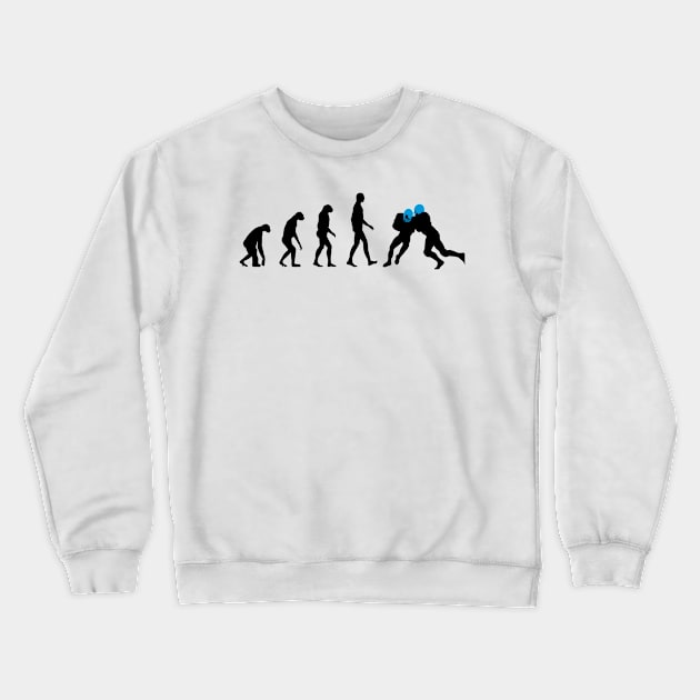 Evolution Football (2) Crewneck Sweatshirt by nektarinchen